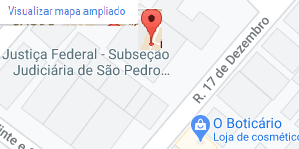 Mapa de localização de Solução de Conflitos - São Pedro da Aldeia - RJ