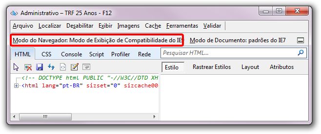 Compatibilidade HTML