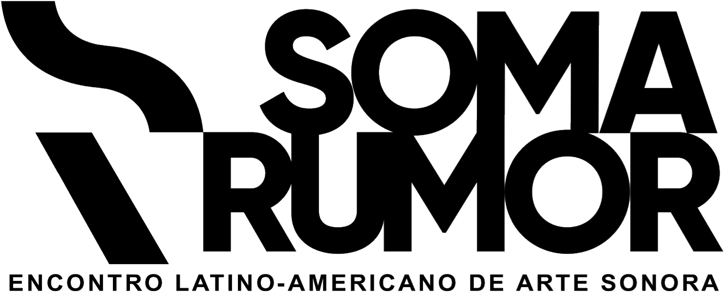 Logomarca SomaRumor. Encontro Latino-Americano de Arte Sonora.