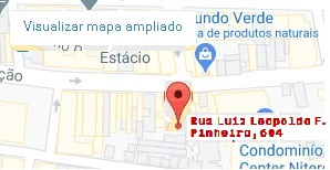 Mapa de localização do CESNITA - Niterói - RJ