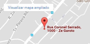 Mapa de localização do CESOL- São Gonçalo - RJ
