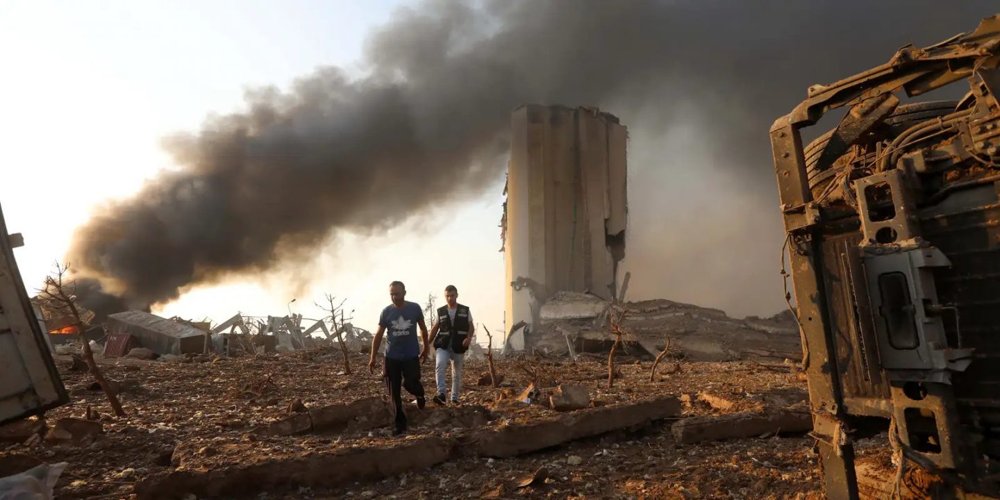 Acidente em Beirute