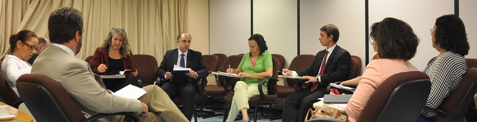 Ricardo Perlingeiro (ao centro) presidiu a reunião do Comitê Executivo do Rio de Janeiro