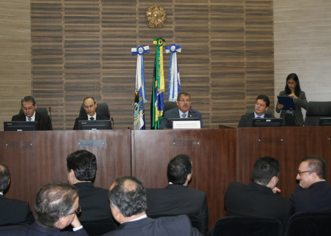 Na mesa, Rogério Nascimento, Sergio Schwaitzer, Humberto Martins e Alfredo Hilário de Souza