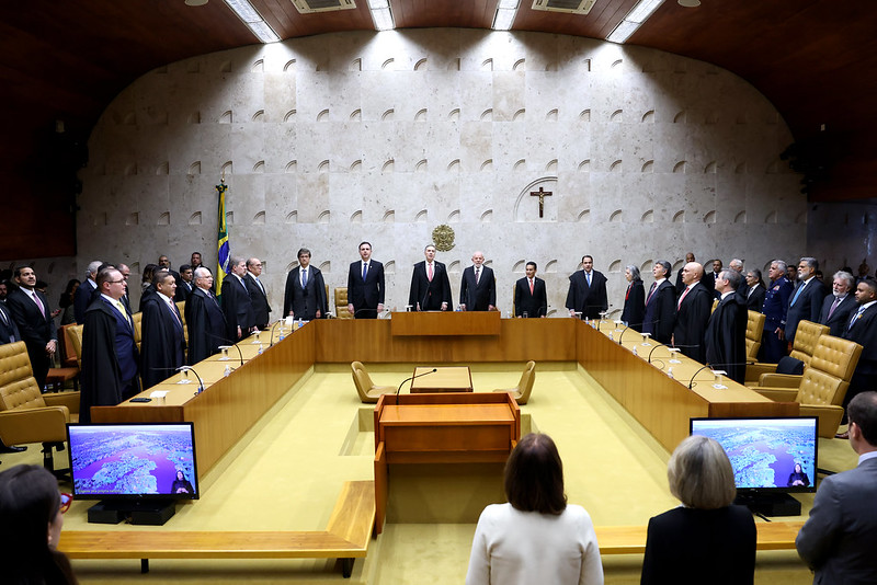 Foto da Sessão solene de abertura do Ano Judiciário. FOTO: Gustavo Moreno/SCO/STF .